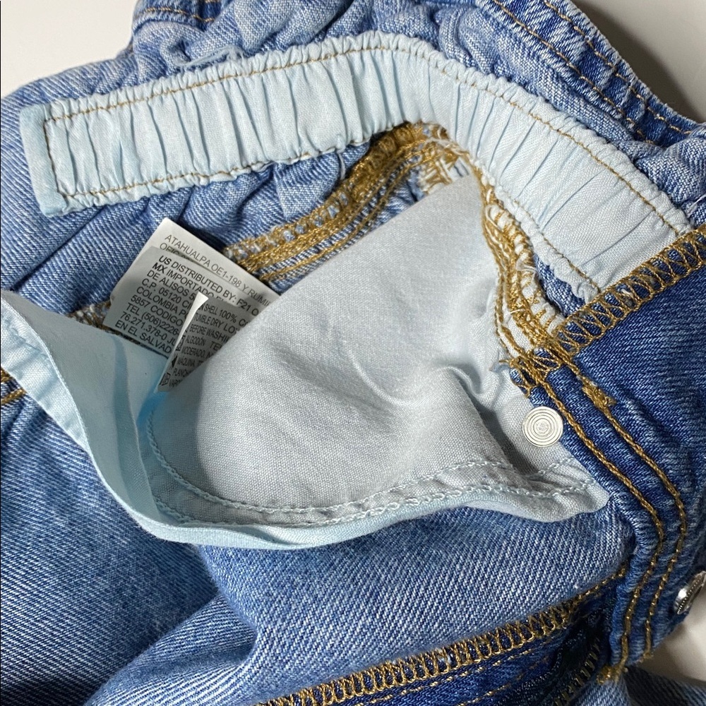 Women's Forever 21 High Waist Paperbag Jeans - Picture 13 of 14